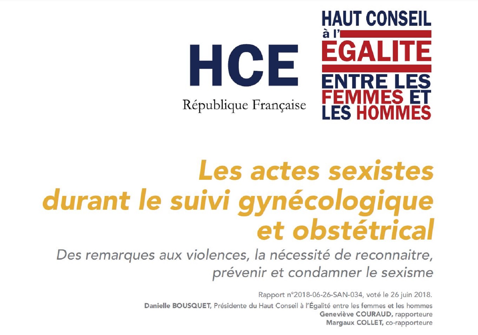 Rapport HCE 1600 Conseil national de l'Ordre des sagesfemmes Rapport HCE 1600 Conseil national de l'Ordre des sagesfemmes