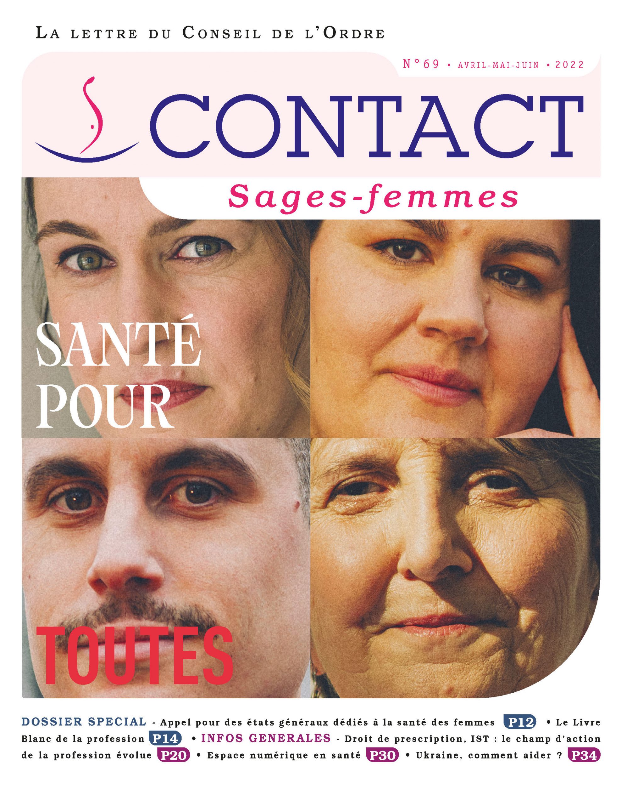 Contact sagesfemmes n°69 Conseil national de l'Ordre des sagesfemmes Contact sagesfemmes n°69 Conseil national de l'Ordre des sagesfemmes
